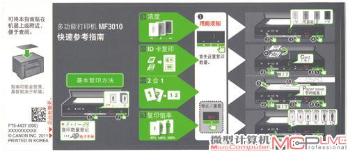 其控制面板仅能显示英文，不过其附带了一个简单的使用指南，因此操作起来并不困难。