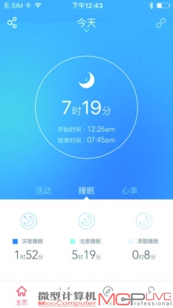 这是与埃微i7同一晚的睡眠数据。可以看到，爱都ID107HR的睡眠监测数据也比较准确，甚至更加真实。